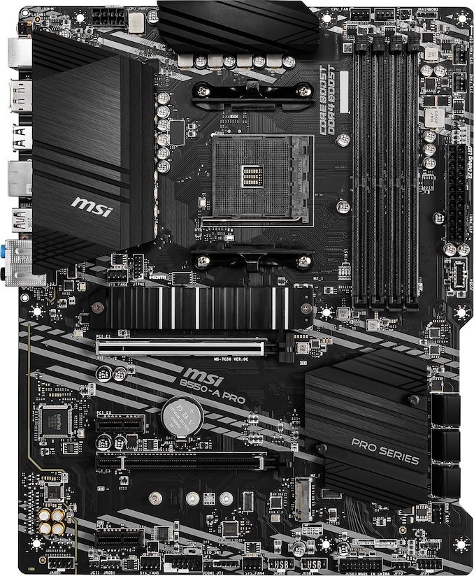 MSI B550-A Pro - The AMD B550 Motherboard Overview: ASUS, GIGABYTE, MSI ...